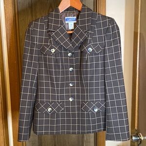 Made in USA! Vtg Pendleton Ladies Jacket/Blazer Size 4 in Great Cond. 100% Wool!